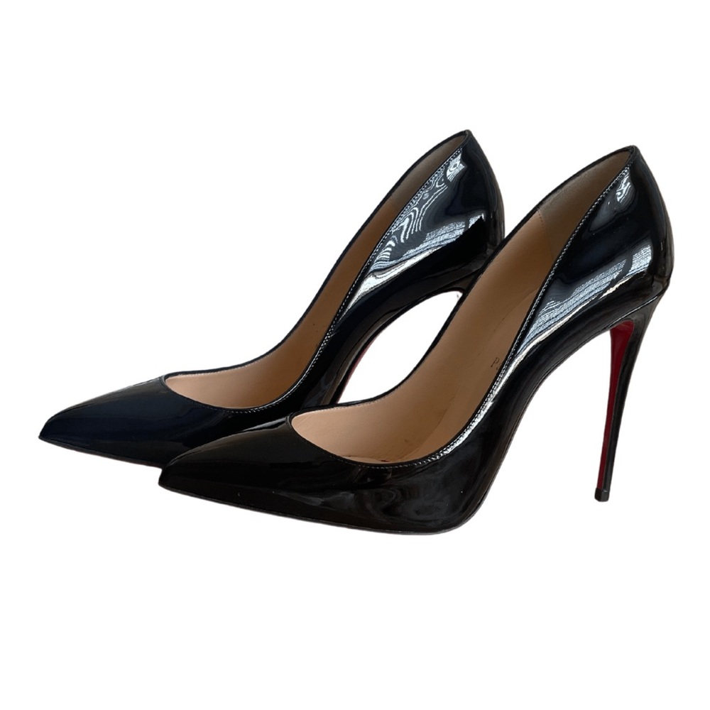 Christian Louboutin Pigalle Follies 100 Black Patent